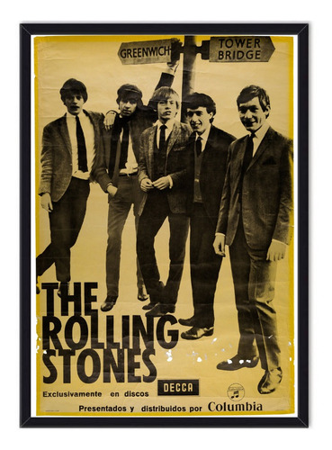 Cuadro Enmarcado - Póster The Rolling Stones 