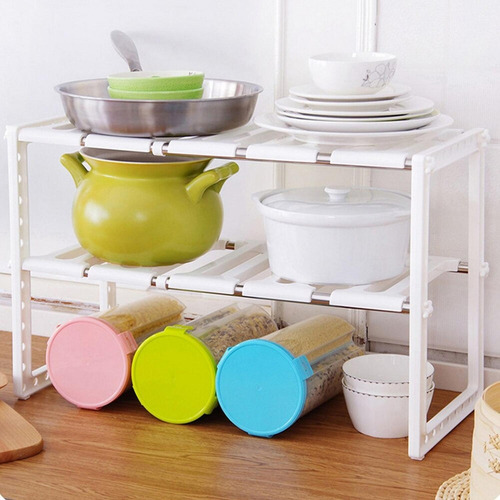 Organizador Multifuncional Cocina Hogar Repisa Ajustable