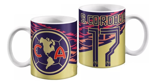 Taza Personalizada Club América Local 2021 -2022 Liga Mx