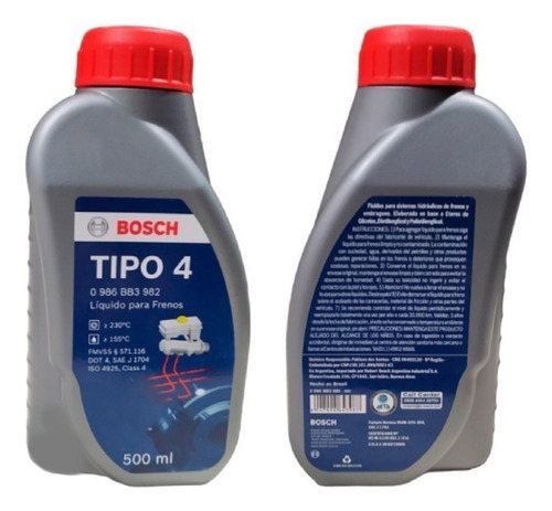 Liquido De Frenos Bosch Tipo-4 500ml Citroen C4 Picasso