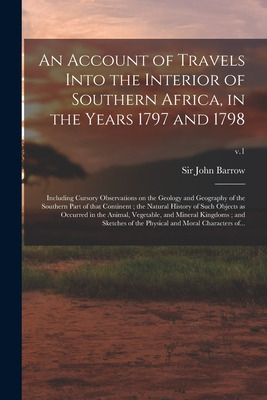 Libro An Account Of Travels Into The Interior Of Southern...