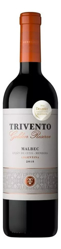 Vino Tinto Trivento Golden Reserve Malbec 750 Ml
