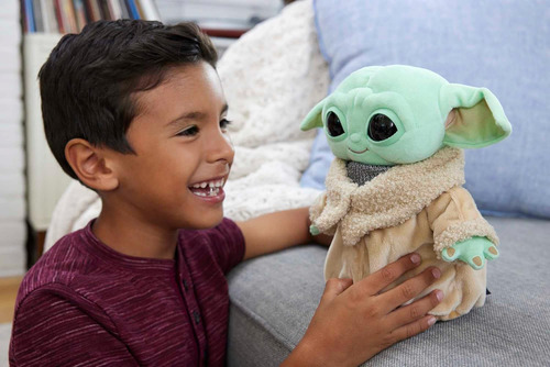 Peluche Grogu Star Wars Con Armadura Beskar, Muñeca De Pe...