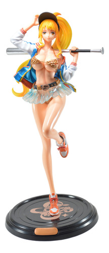 Figura Muñeco Gashapone One Piece Nami Beisbol Bate