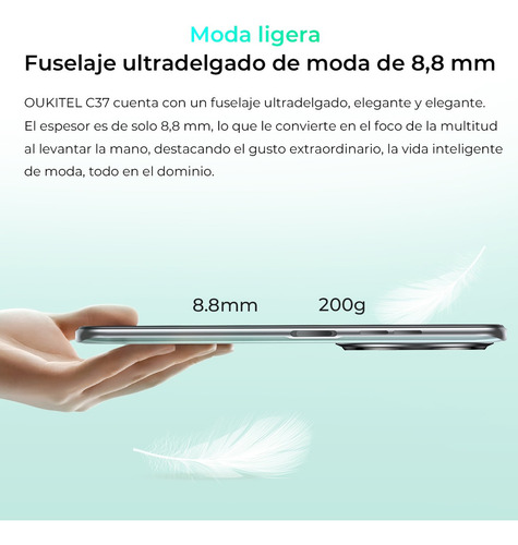 Oukitel C37 Dual SIM 256 GB verde 8 GB RAM