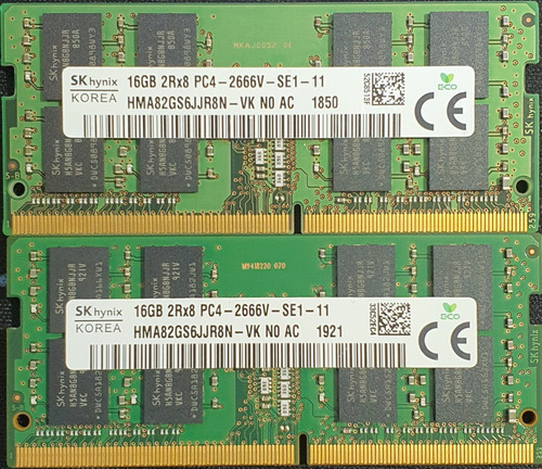 Memoria Ram Laptop 16gb Ddr4 Pc4-21300 2666mhz