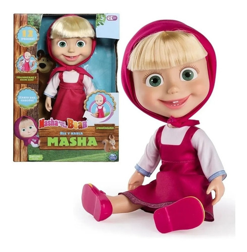 Masha Muñeca Intecractiva Rie Y Habla
