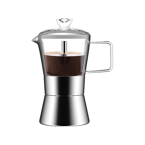 Sixaquae Greca Moka - Máquina De Café Expreso Para Estufa De