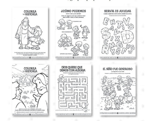 Imagen 2 de 3 de Serie Juego Y Aprendo - Pack 4 Libros Para Colorear Niños