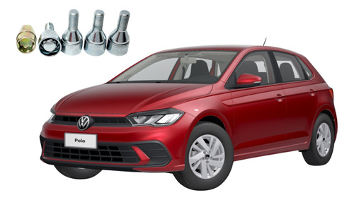 Birlos De Seguridad  Premium Con 2 Dados Volkswagen Polo