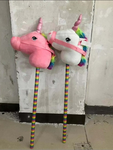 Peluche Cabeza De Caballo Unicornio 70 Cms Sonido Relincho