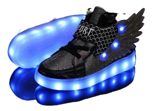 Zapatos Para Niños Con Emisión De Luz Led, Coloridos