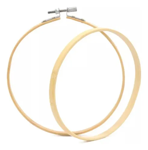 Bastidor Para Bordado De Bambu De Diametro 19 Cm