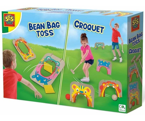 Juego 2 En 1 Puntería Y Croquet Ses