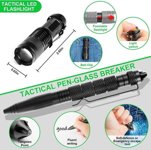 Kit De Supervivencia Militar Al Aire Libre Herramientas De