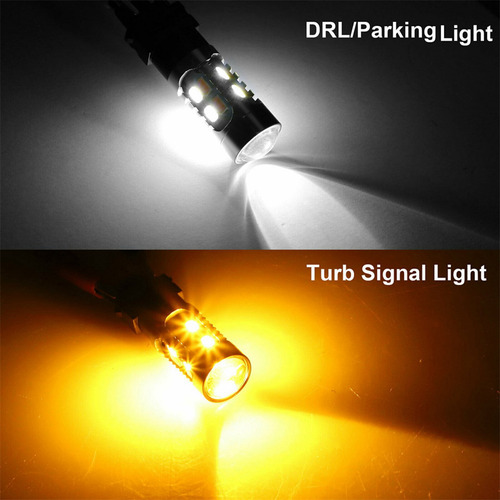 4 Bombillas Led De Doble Color 1157 Bay15d P21/5w 5630 20smd