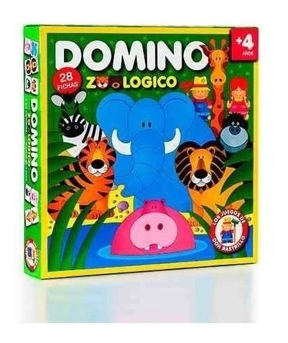 Juego De Mesa Domino Zoologico Ruibal