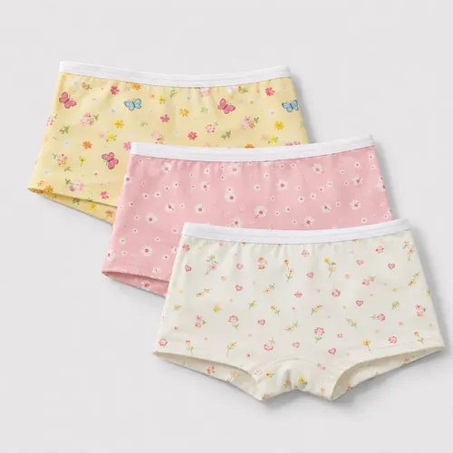 Modelo Kit Kit 7 Calcinha Infantil Box Menina Modelo Shortinho Macio ...