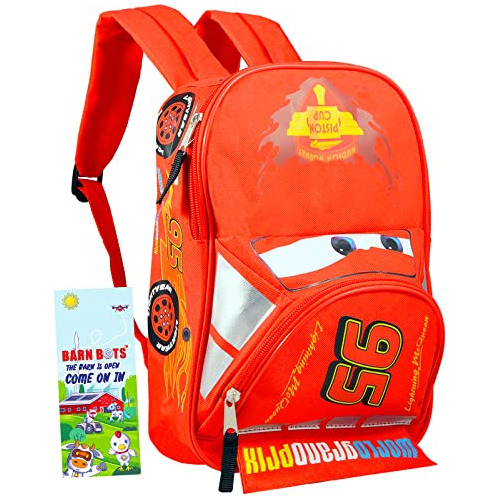 Mochila Disney Little Boys' Cars De 12 Pulgadas, Multicolor,