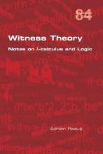 Libro Witness Theory : Notes On Î»-calculus And Logic - A...