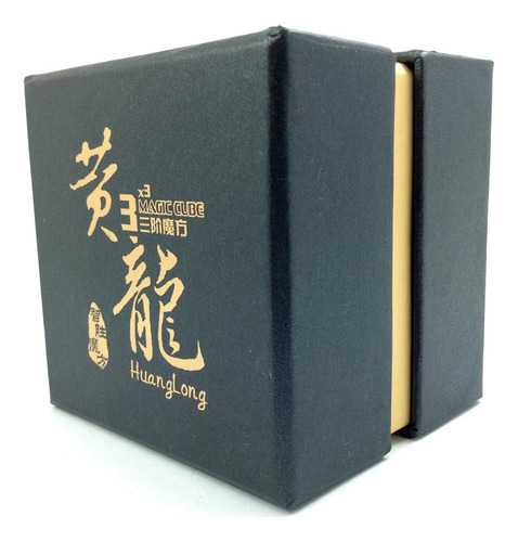 Cubo De Velocidad 3x3 Yuxin Huanglong Colección Estructura Negro