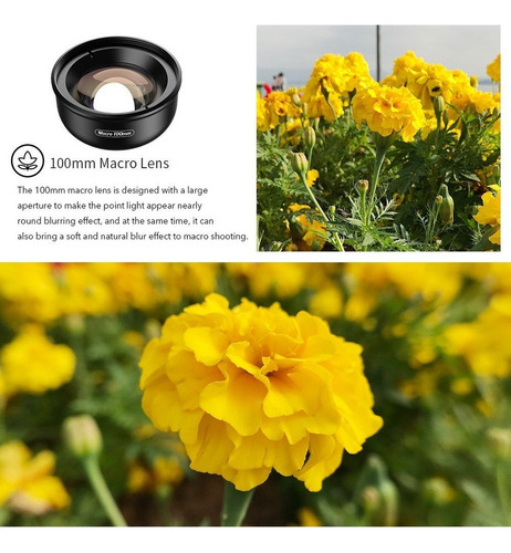 Lente Macro Z Universal 4k Hd Para Smartphone Apexel