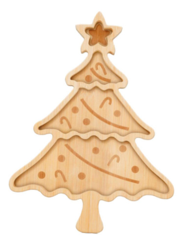 Plato Con Forma De De Navidad, Postre De De Navidad, Plato