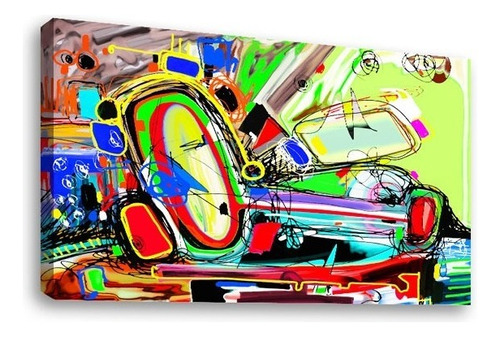 Cuadro Decorativo Canvas  Abstracto Artistíco Color Ilustracion-psicodelica-3