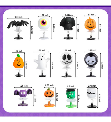 Juguetes De Salto Halloween Para Fiestas Y Rellenos De Piñat