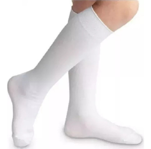 Calceta Escolar Todas Las Tallas 12 Pares Para Niña