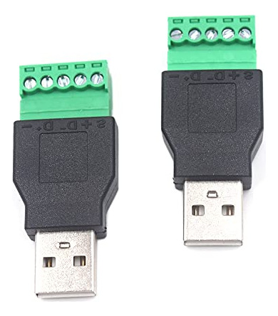 Conector De Bloque De Terminales De Tornillo Usb Kework, Usb