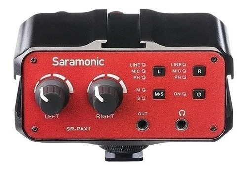 Saramonic Sr-pax1 Mixer De Audio 2 Canales Para Camara