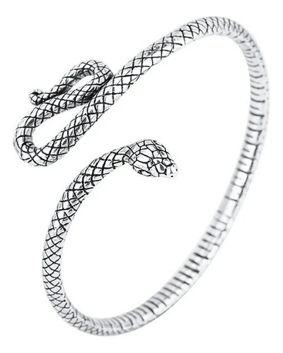 Pulsera Serpiente Plateada Redimensionable