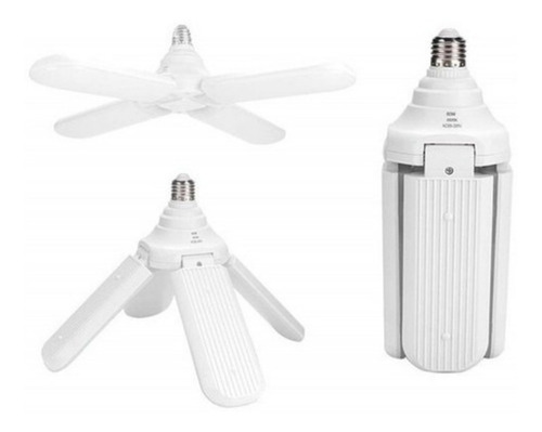 Foco Led 50w Tipo Ventilador Apertura Ajustable Blanca T2188