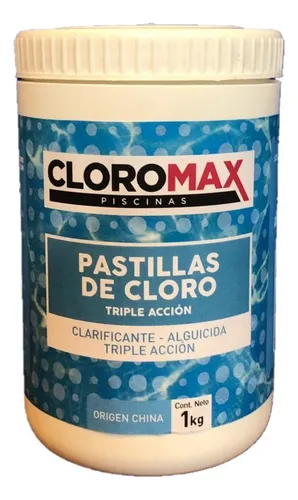 Pastillas De Cloro Para Piscina 1 Kg Hogar Y Camping