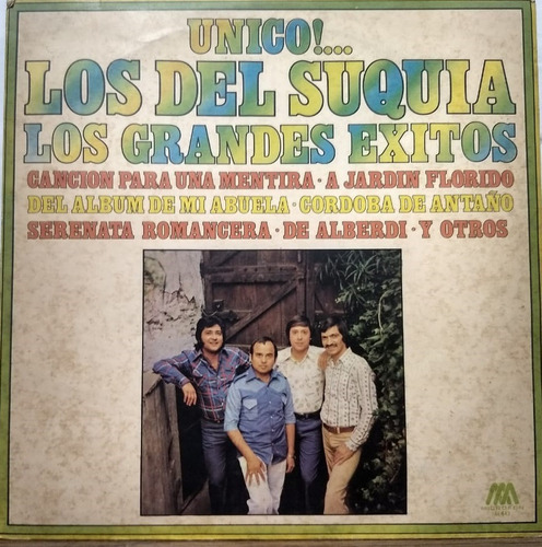 Los Del Suquia  Unico!... Los Grandes Exitos Vinilo 1977