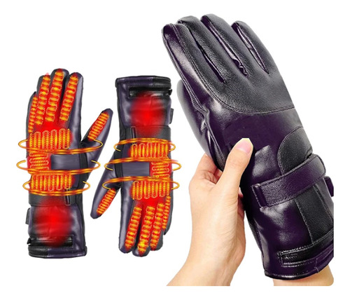 Guantes De Moto Usb Térmicos Con Calefacción Calentador 