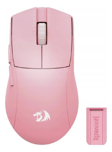 Mouse Wireless Redragon Ultra Light K1ng Pro M916 4k Rosado