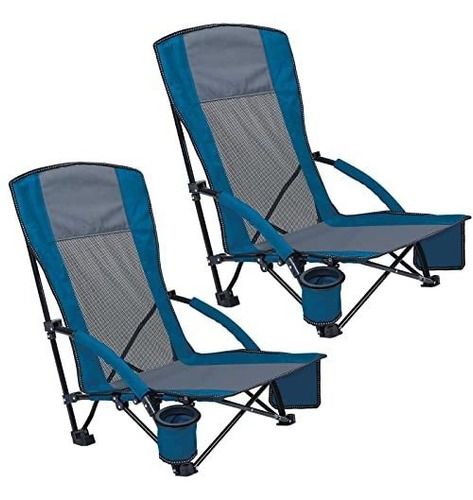 Xgear Low Seat Beach Chair High Back Camping Chair Xlxqm