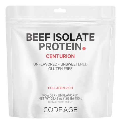 Proteína Aislada De Carne De Res Codeage 750 G