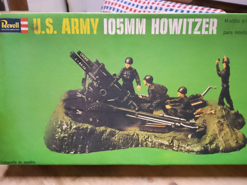 Maqueta Revell U.s.army 105mm Howitzer 1/40. Vintage Sin Uso