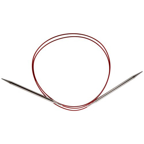 Aguja Circular De Encaje Rojo De 47 Pulgadas (119 Cm), ...