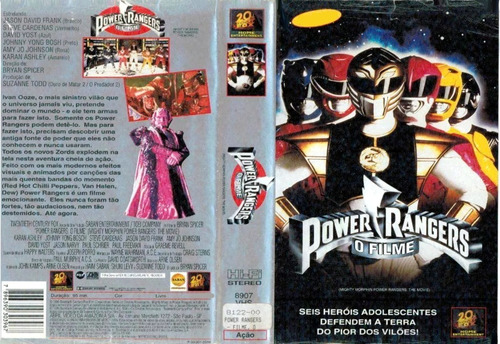 Vhs - Power Rangers O Filme - Jason David Frank