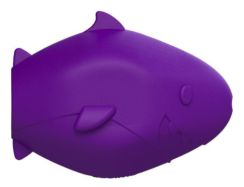 Brinquedo Mordedor Para Cães Amicus Fun Toys Tubarão Roxo P