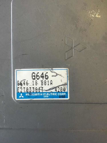 Computadora Ecu Motor Mazda Mpv 1995 G646 18 881a (Usado)