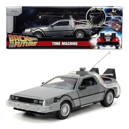 Carro Delorean Time Machine Part 1 Con Luz 1:24 