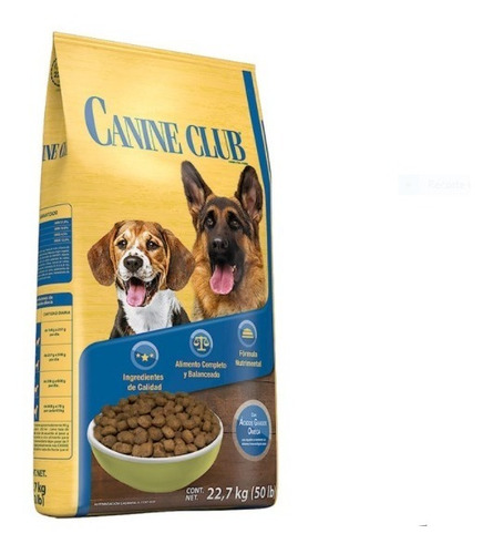 Croquetas Canine Club Alimento Para Perro Carne Pollo 22.7kg