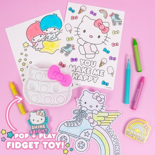 Hello Kitty Kit De Colorear Y Creatividad 500 Pzs