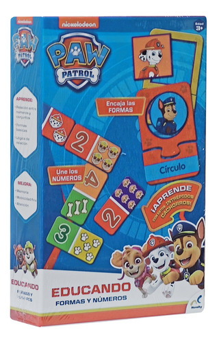 Juego Educando Formas Y Numeros Mod.jca-2482 Marca Novelty®