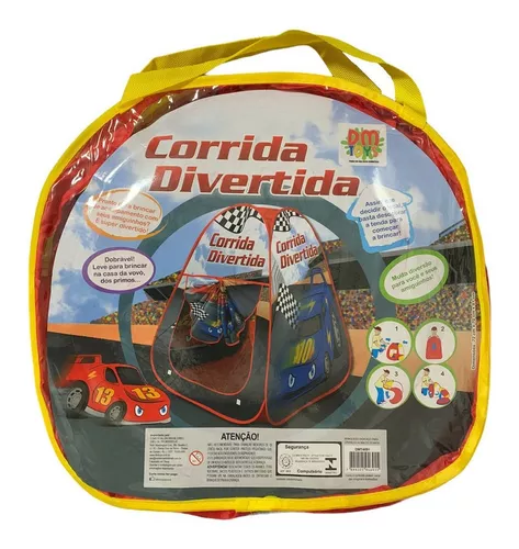 Barraca Retrátil Infantil para Menino Carro Corrida Stock Z Dobrável C/  Bolsa - Big Bag Shop Virtual